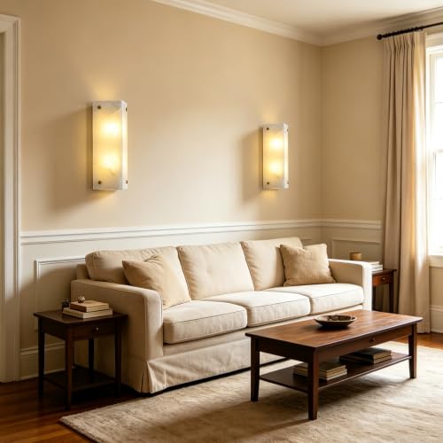 12" Alabaster Wall Sconces