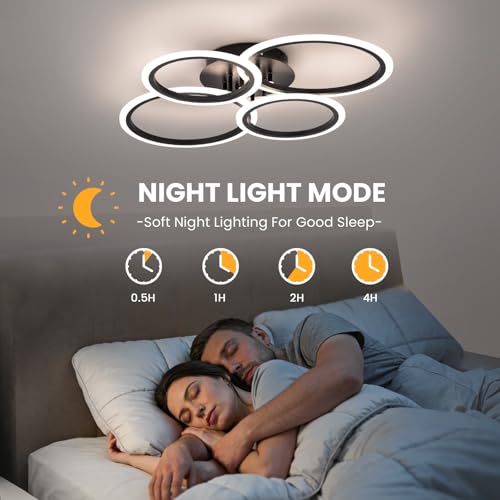 Black Modern Ceiling Light