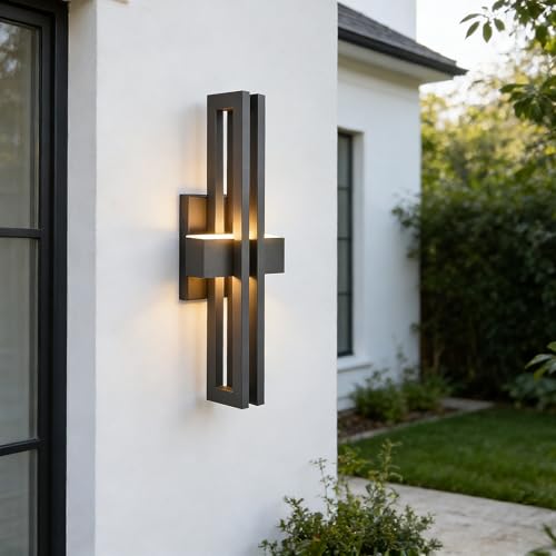 23Inch Large Modern Minimalist Outdoor Wall Light