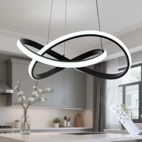 Modern Black LED Chandelier