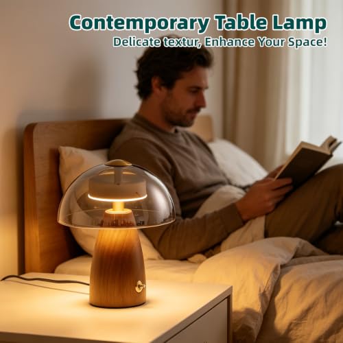 Mid Century Glass Table Lamp