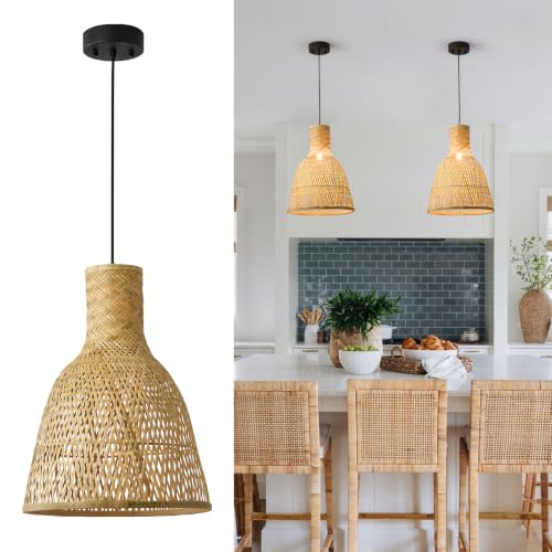 Natural Bamboo Pendant Light