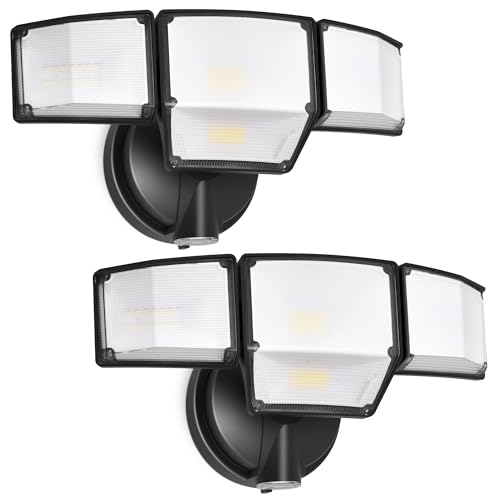 80W Dusk to Dawn Flood Lights Outdoor (2 Count)