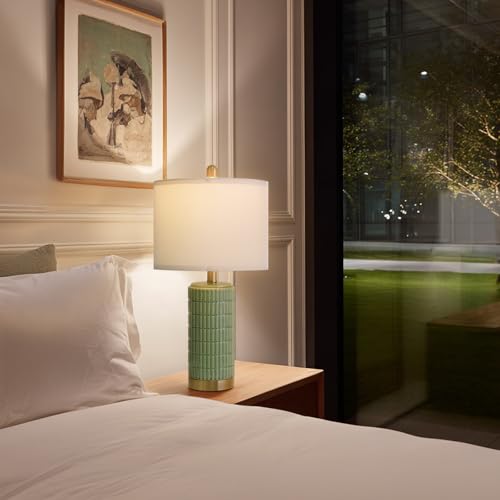 Bedside Table Lamps Set of 2 for Living Room with 2 USB Ports (2 Count)