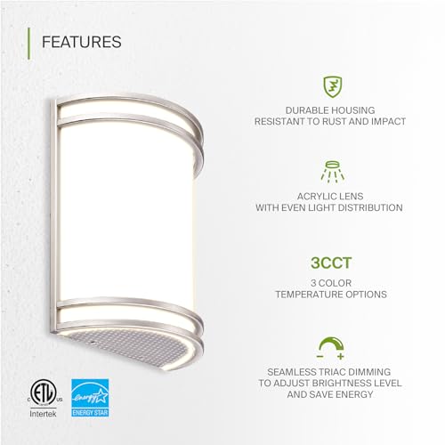 LED Indoor Wall Mount Light Fixture (4 Count)