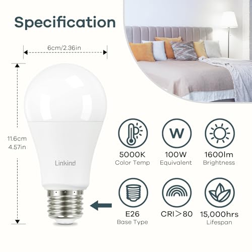 A19 LED Light Bulbs (12 Count)