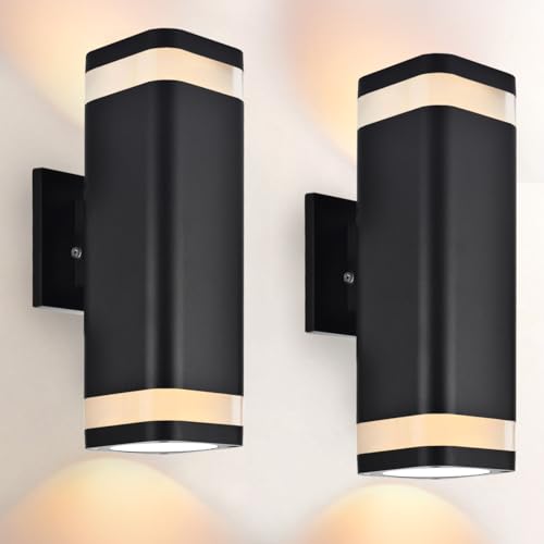 Dusk to Dawn Outdoor Wall Lights (2 Count)