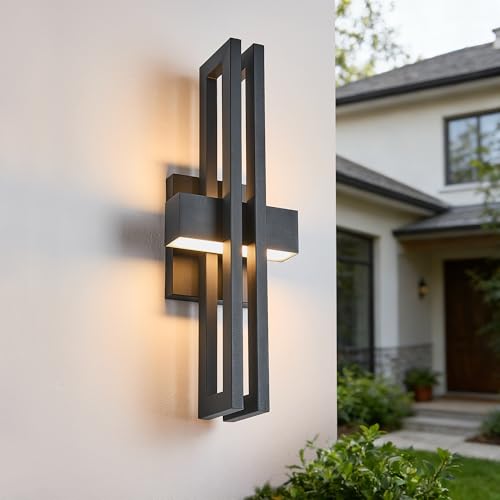 23Inch Large Modern Minimalist Outdoor Wall Light