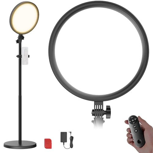 Basics 12" 24W Large Ring Light w 68" Stand