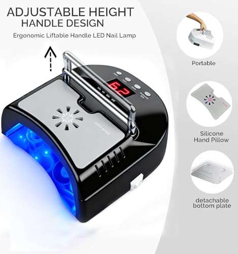 Cordless UV LED Nail Lamp with Fan (48 Ounce)