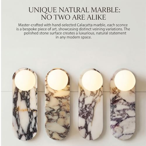 Natural Marble Wall Sconces