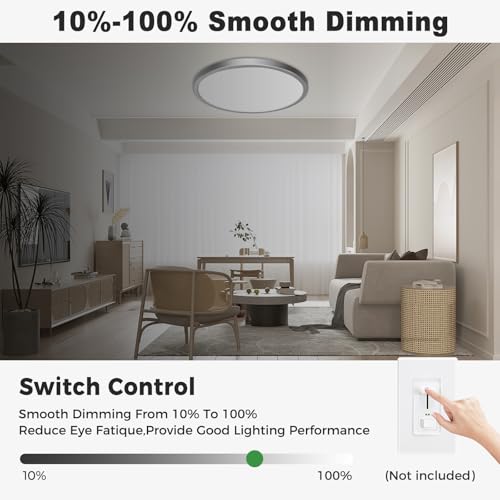 15" LED Flush Mount Ceiling Light