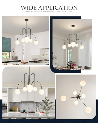 Modern Black Chandelier