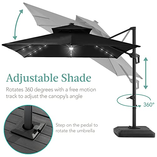 10x10ft Cantilever Patio Umbrella w