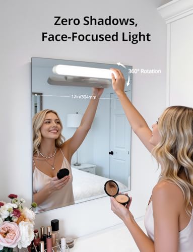 Rechargeable Makeup Light Bar LED Stick on Vanity Lighting for Mirror
