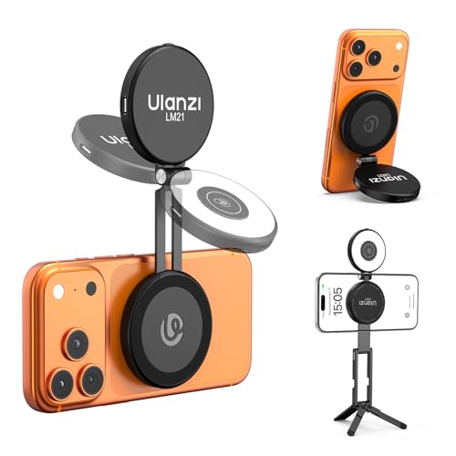 LM21 Dual Sided Magnetic Selfie Ring Light for Phone with Magsafe