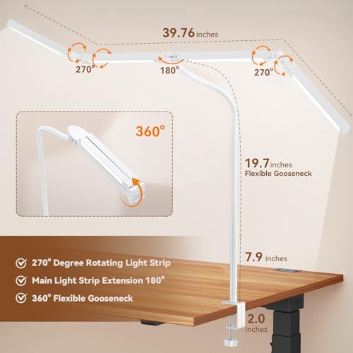 Led Desk Lamp with Clamp