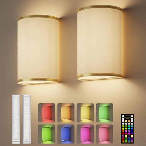 Battery Operated Wall Sconce (2 Count)