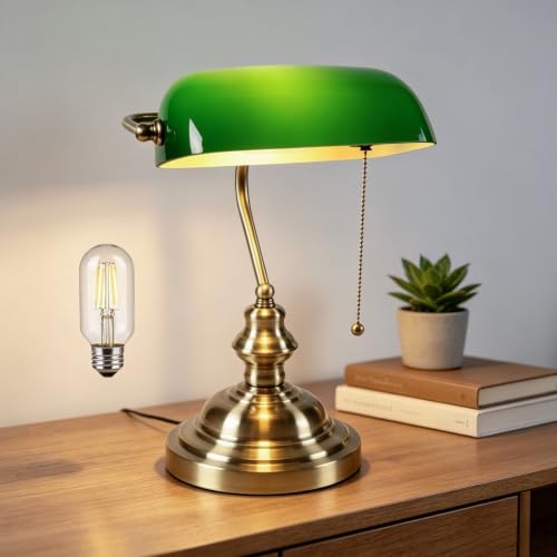 Green Bankers lamp