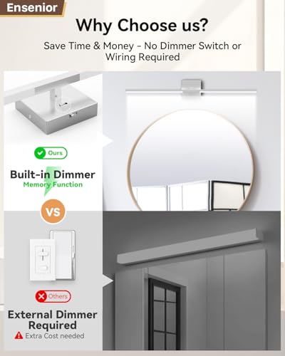 32" Matte Grey Modern Bathroom Vanity Lights