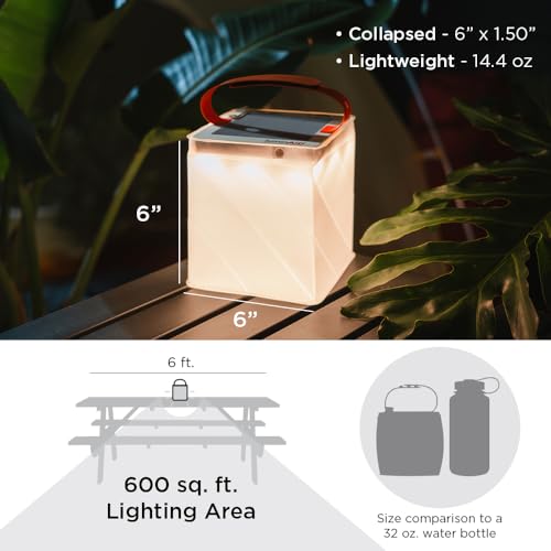 Survivor Inflatable Solar LED Camping Lantern & Dual Phone Charger