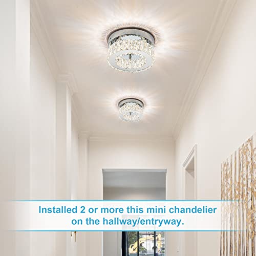 7.8” Crystal Ceiling Light Fixture
