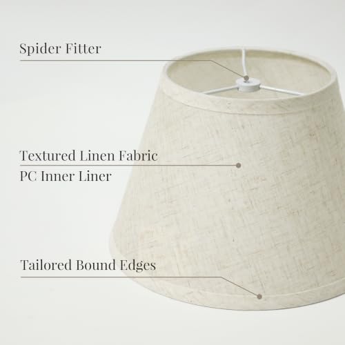 Beige Empire Lamp Shades Set of 2