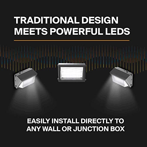 LED Wall Pack Lights Repalces 800W HPS (4 Count)
