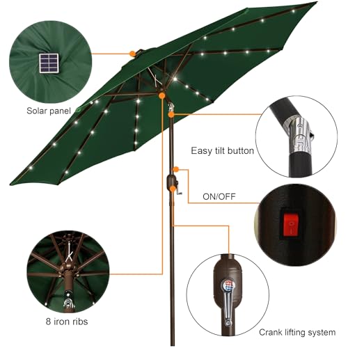 9 ft Solar Umbrella