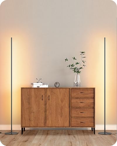 2 Pack 57.5” Floor Lamp with Remote (2 Count)