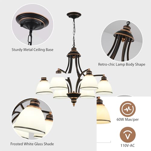 6 Light Chandelier