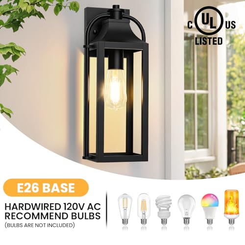 2 Packs Outdoor Wall Lights (2 Count)