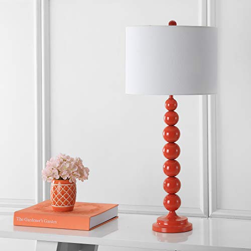 Lighting Collection Jenna Modern Contemporary Orange Stacked Ball 32 (2 Count)