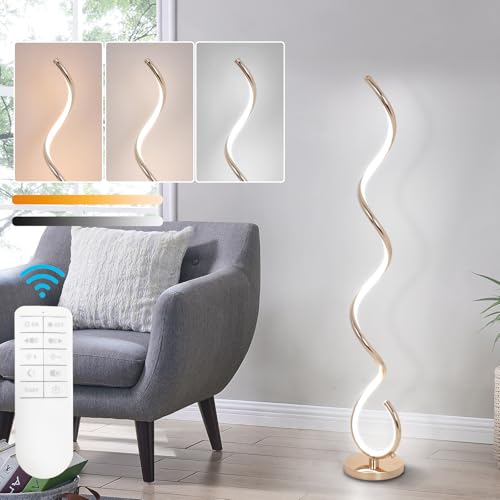 Modern Spiral Floor Lamp for Living Room