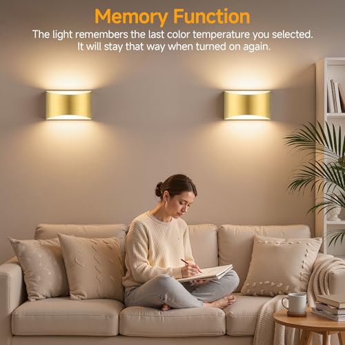Modern LED Wall Sconce Set of 2 (2 Count)