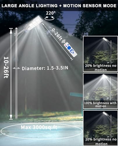 Y 9000W Solar Street Lights Outdoor