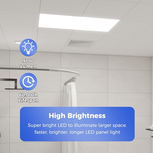 48 Pack 2x4 LED Flat Panel Light (48 Count)