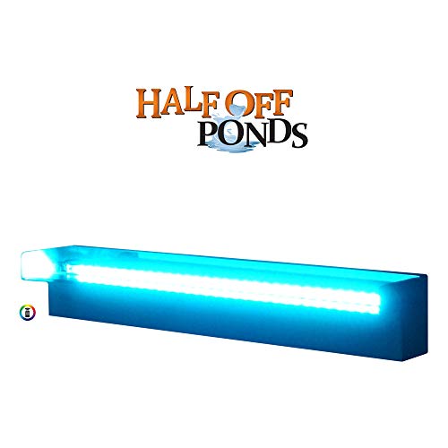 24" Color Changing Stainless Steel Spillway with Remote Control