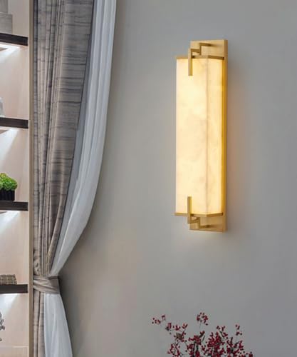 Modern Marble Wall Sconce Natural Alabaster Sconce