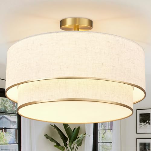 20 Inch Semi Flush Mount Ceiling Light