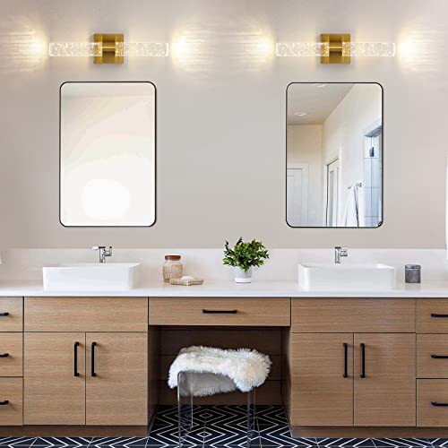 Gold Wall Sconces Set of Two