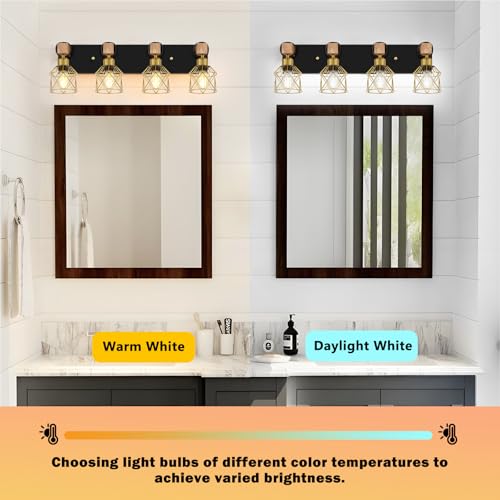 Farmhouse Bathroom Vanity Light Fixtures