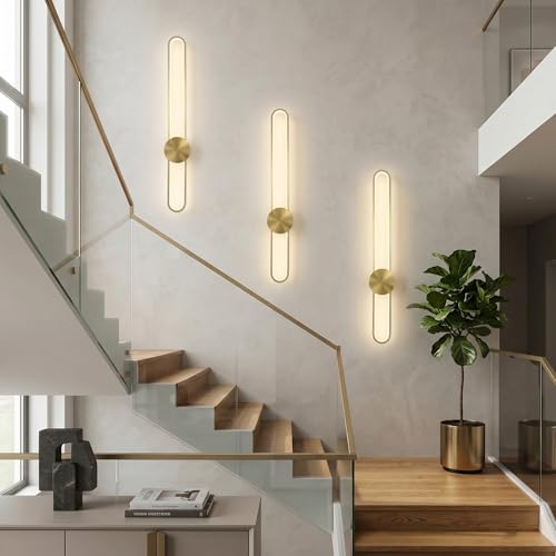 Modern Wall Sconce 4000K Dimmable LED Wall Light Fixture