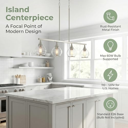 Kitchen Island Linear Pendant Light