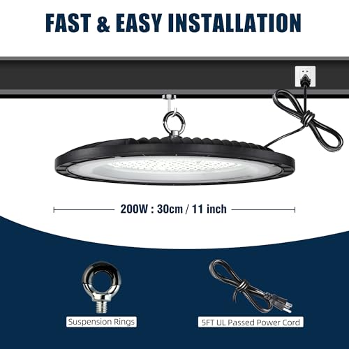 200W UFO LED High Bay Light 10