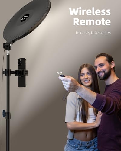 10.2" Ring Light with 69" Tripod Stand and Phone Holder Kit