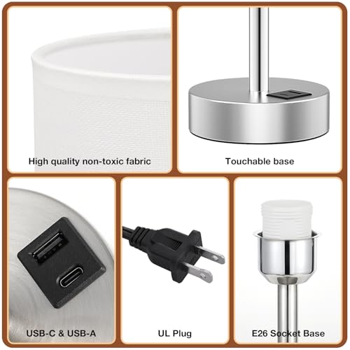 Bedside Table Lamp for Bedroom