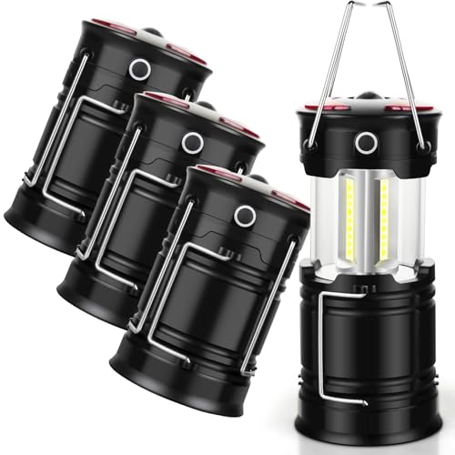 4 Pack Camping Lanterns Camping Essentials Tent Lights Camping Accessories (4 Count)