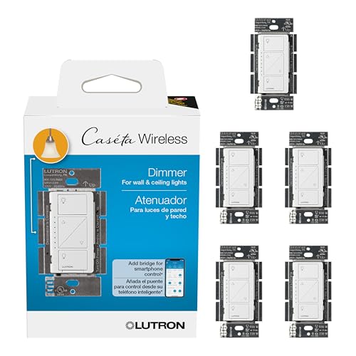 Caseta Smart Dimmer Switch (5 Count)