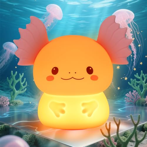 Axolotl Night Light for Kids